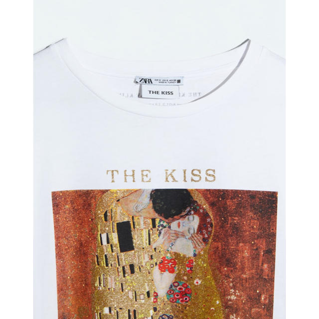 ZARA(ザラ)の即完売 zara The Kiss  クリムト　Klimt  Tシャツ レディースのトップス(Tシャツ(半袖/袖なし))の商品写真