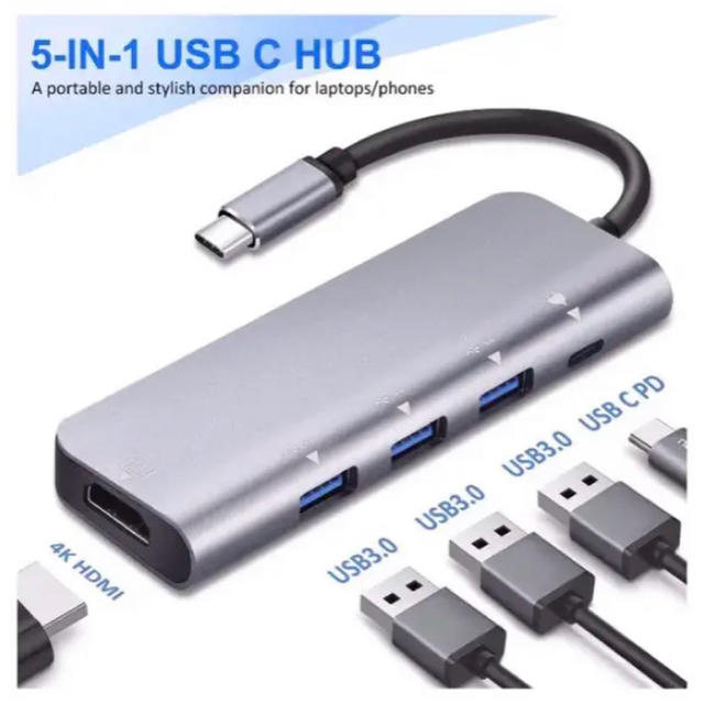 【値下げ価格】USB TypeC ハブ スマホ/家電/カメラのPC/タブレット(PC周辺機器)の商品写真