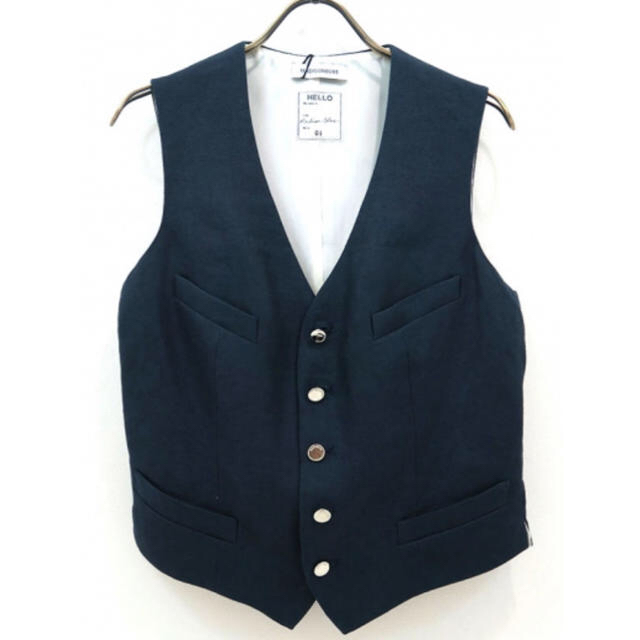 MADISONBLUE(マディソンブルー)のMADISONBLUE/DRESS VEST LINEN TWILL新品タグ付き レディースのトップス(ベスト/ジレ)の商品写真