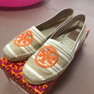 トリーバーチ(Tory Burch)のまてぃお様専用　トリーバーチ　エスパドリーユ　サンダル　US7 24cm(スリッポン/モカシン)