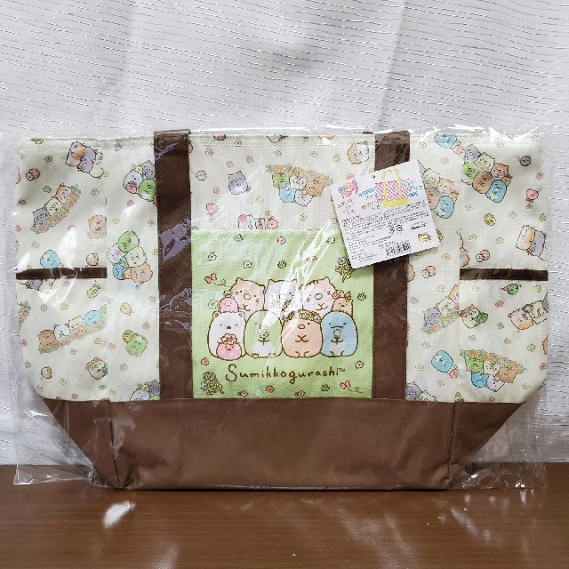 エコバッグ 保冷バッグ 買い物バッグ　すみっコぐらし お花畑　新品 レディースのバッグ(エコバッグ)の商品写真