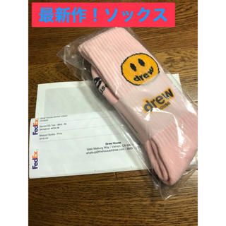 最新作　Drew House Mascot Socks - Pink(ソックス)