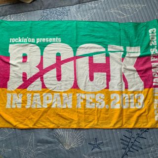 ROCK IN JAPAN FES 2013 タオル(音楽フェス)