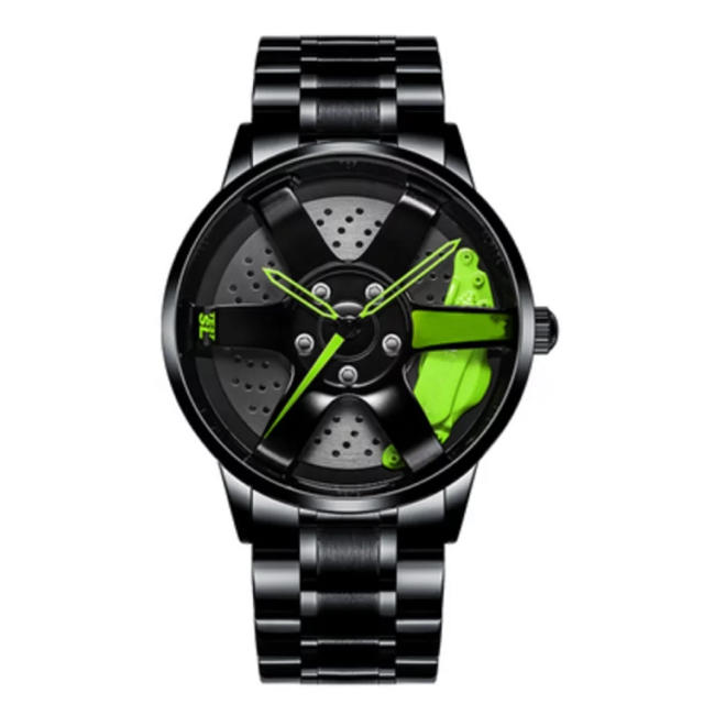 お待たせ! NIBOSI レーシングバージョン ボルクレーシング RAYS ホイール型腕時計 腕時計(アナログ)