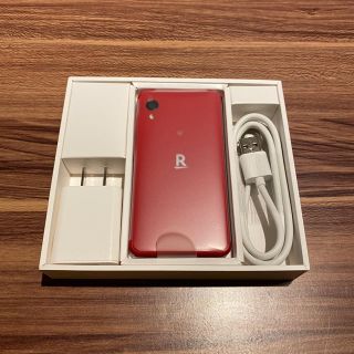 ラクテン(Rakuten)のRakuten Mini クリムゾンレッド 新品未使用！(スマートフォン本体)