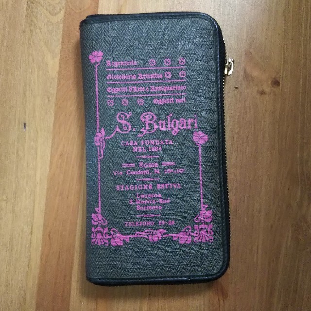 ブルガリ／BVLGARI  ラウンドジップ 財布
