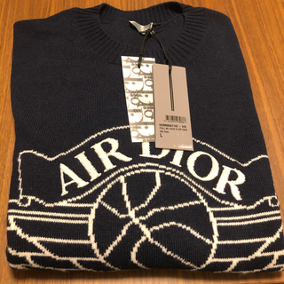 【Dior】店頭限定 AIR DIOR ジョーダンコラボ セーター ネイビー