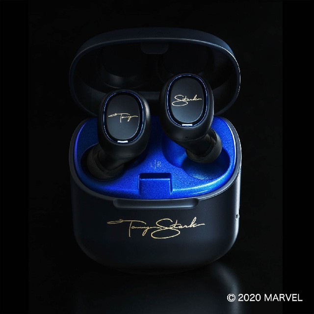 トニー・スターク イヤホン MARVEL audio-technica 新品！