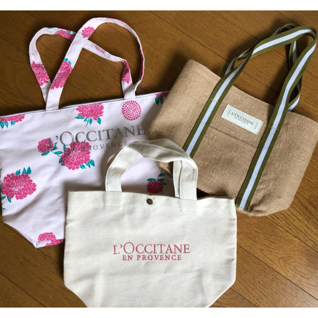 L'OCCITANE(ロクシタン)のL'OCCITANE トートバッグ　ポーチ　巾着 レディースのバッグ(エコバッグ)の商品写真