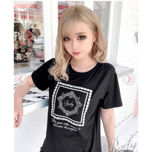 Rady(レディー)の最終お値下げ キラキラビジュー ワンピTシャツ メンズのトップス(Tシャツ/カットソー(半袖/袖なし))の商品写真