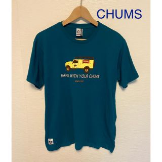 チャムス(CHUMS)の美品 チャムス CHUMS CAR チャムス カー フロッキープリント Tシャツ(Tシャツ/カットソー(半袖/袖なし))