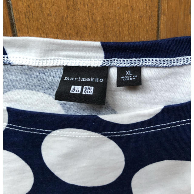 marimekko(マリメッコ)のマリメッココラボＴシャツ　XＬ　美品‼️ レディースのトップス(Tシャツ(半袖/袖なし))の商品写真