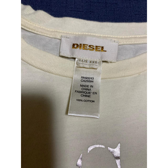 DIESEL(ディーゼル)の【未使用に近い】ディーゼル☆ロングＴシャツ レディースのトップス(Tシャツ(半袖/袖なし))の商品写真