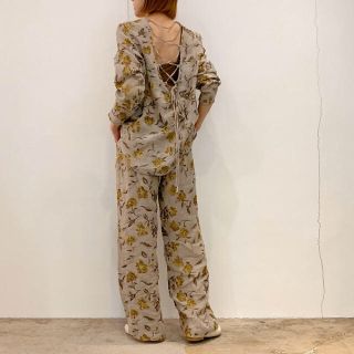 ERiKO KATORiエリコカトリ /Flower Chiffon Pants