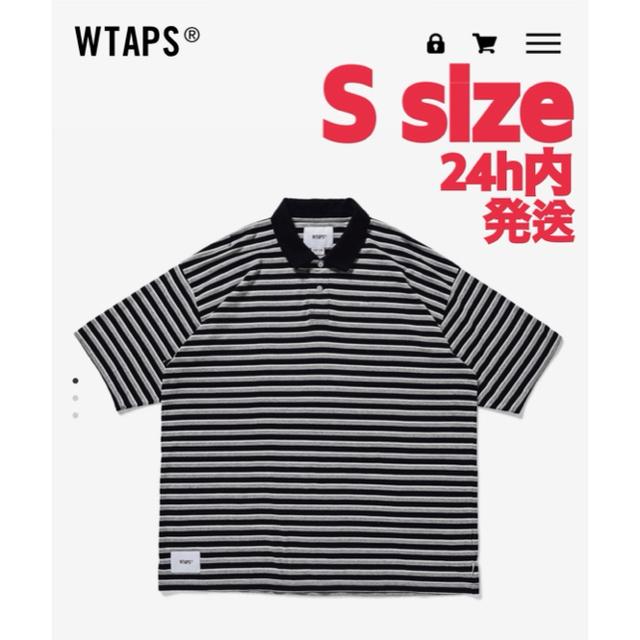 トップスWTAPS VASQUE POLO SS 02 BLACK Sサイズ