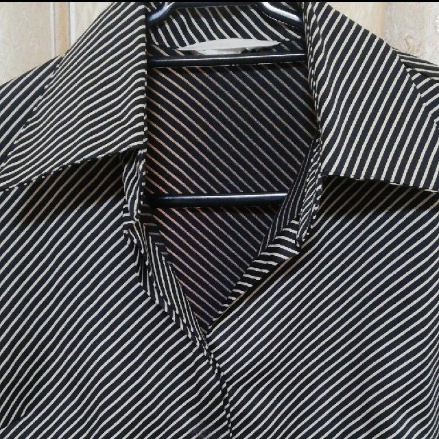 ストライプシャツ レディースのトップス(シャツ/ブラウス(長袖/七分))の商品写真