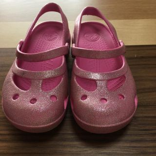 クロックス(crocs)のクロックス、ガールズ、C12（18.5cm）(サンダル)