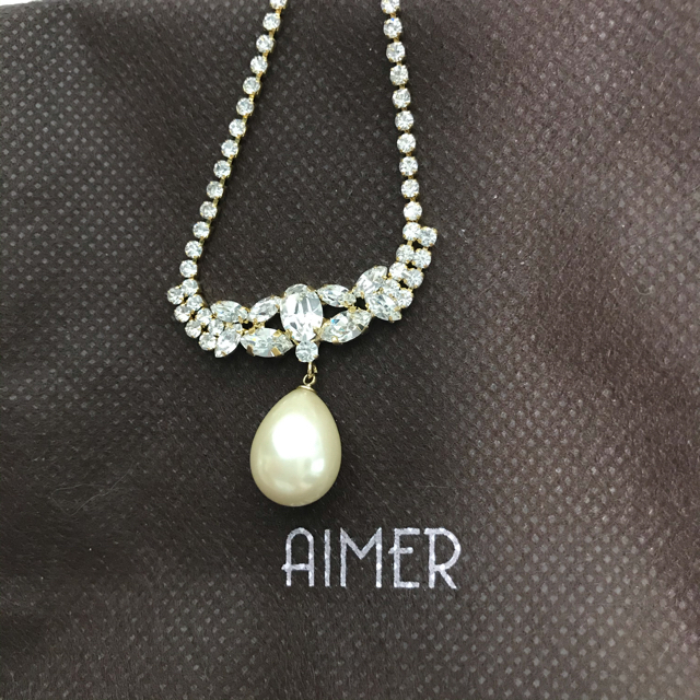 AIMER(エメ)のデンボ様専用◆AIMER エメ　パール× スワロ　ネックレス&イヤリング  レディースのアクセサリー(イヤリング)の商品写真