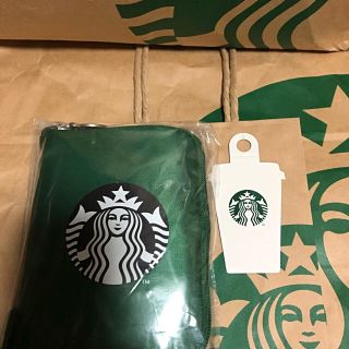 スターバックスコーヒー(Starbucks Coffee)のスターバックスTOGOポケッタブル スタバ グリーン　1個　送料無料(エコバッグ)