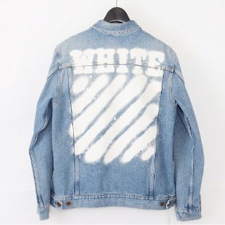 オフホワイト(OFF-WHITE)のきるあ様専用 Off-white 17SS スプレー デニムジャケット(Gジャン/デニムジャケット)