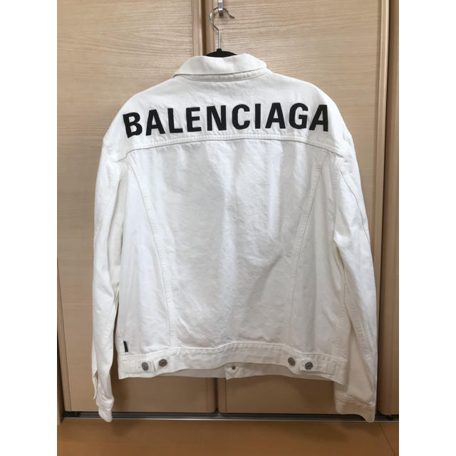 BALENCIAGA バレンシアガ ホワイトデニムジャケット Gジャン 正規品ジャケット/アウター