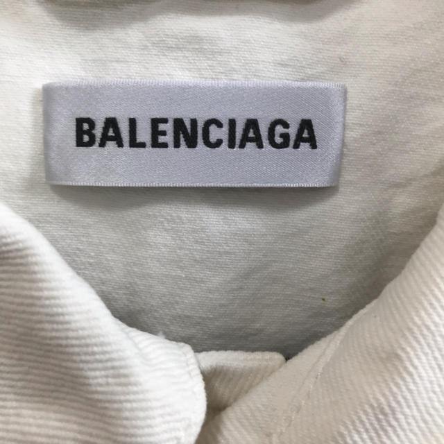 BALENCIAGA バレンシアガ ホワイトデニムジャケット Gジャン 正規品 2