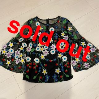 チェスティ(Chesty)のchestyお花トップス(カットソー(長袖/七分))