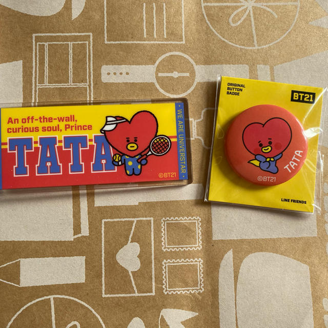 防弾少年団(BTS)(ボウダンショウネンダン)のBT21 TATA エンタメ/ホビーのタレントグッズ(アイドルグッズ)の商品写真