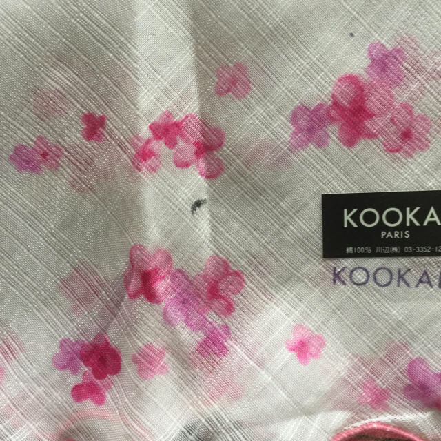 KOOKAI(クーカイ)のKOOKAI プリントフリルハンカチ レディースのファッション小物(ハンカチ)の商品写真