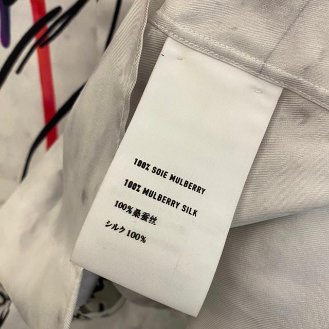 DIOR HOMME(ディオールオム)のBERLUTI 20ssスクリットプリント シルクシャツ メンズのトップス(シャツ)の商品写真