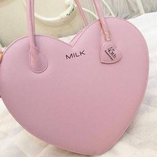 ミルク(MILK)のMILK ハートバック 45th 美品(ハンドバッグ)