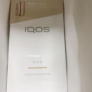 アイコス(IQOS)のゲベコ様専用アイコス3 DUO ゴールド IQOS 3 DUO本体 未登録新品 (タバコグッズ)