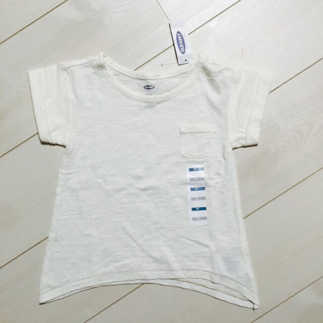 Old Navy(オールドネイビー)の新品♡シンプル トップス キッズ/ベビー/マタニティのキッズ服女の子用(90cm~)(Tシャツ/カットソー)の商品写真