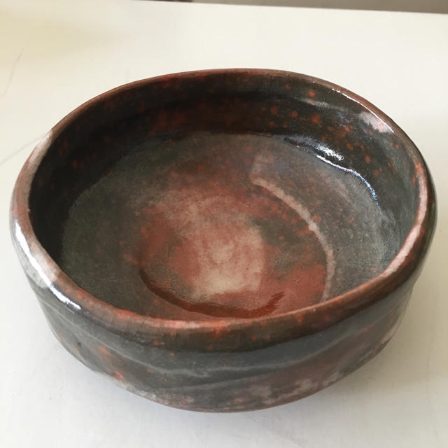 抹茶茶碗 藤作 沓形骨董品