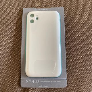 【新品⠀】MYNUS iPhone11 ケース  ＊マットホワイト(iPhoneケース)