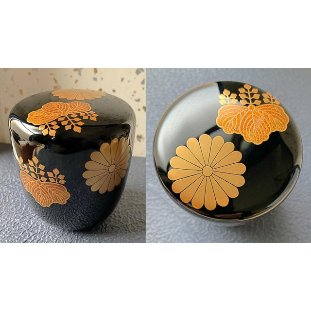 ◆船本正巳 作◆茶入 棗 なつめ◆共箱共布◆ 茶道具  茶器 蒔絵 漆器 茶道