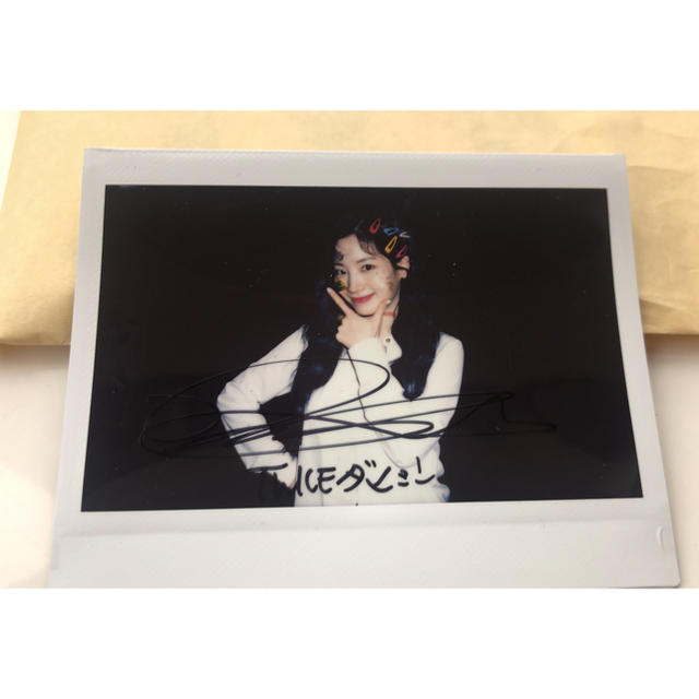 TWICE ダヒョン 直筆サイン入りチェキの通販 by KJ's shop|ラクマ