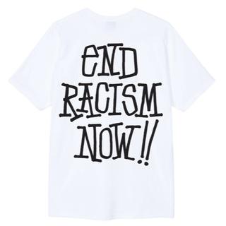STUSSY ステューシー END RACISM Tシャツ 黒 S 新品