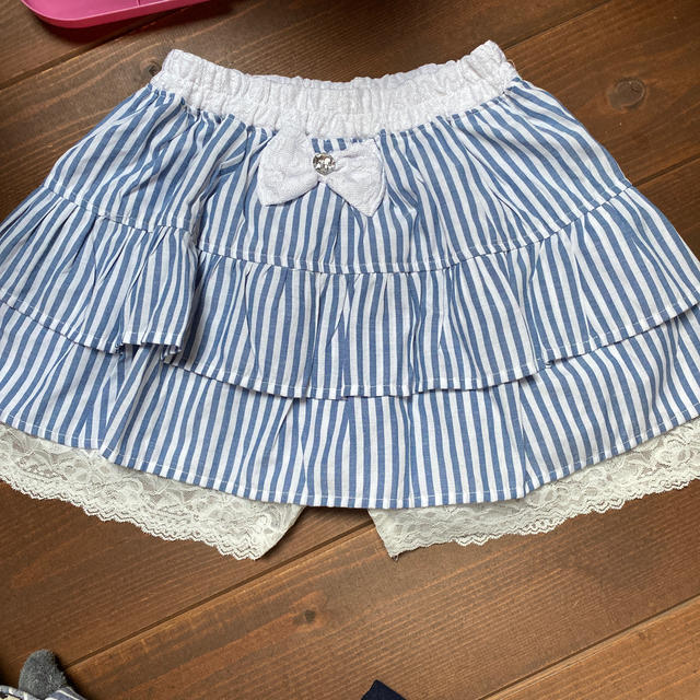 140サイズ  パンツインスカート　夏用 キッズ/ベビー/マタニティのキッズ服女の子用(90cm~)(スカート)の商品写真