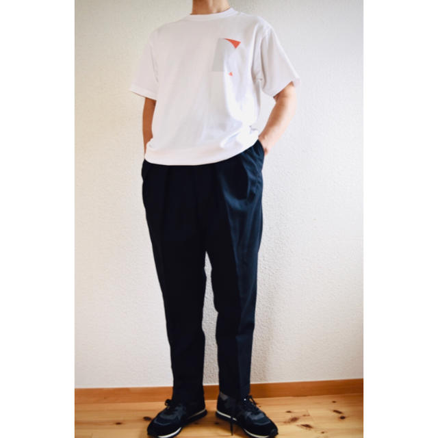 COMOLI(コモリ)の綿天竺ロゴTシャツ F-03 メンズのトップス(Tシャツ/カットソー(半袖/袖なし))の商品写真