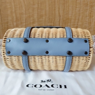 COACH【新品】バレルバッグ  89216 カゴ編み ショルダーバッグ