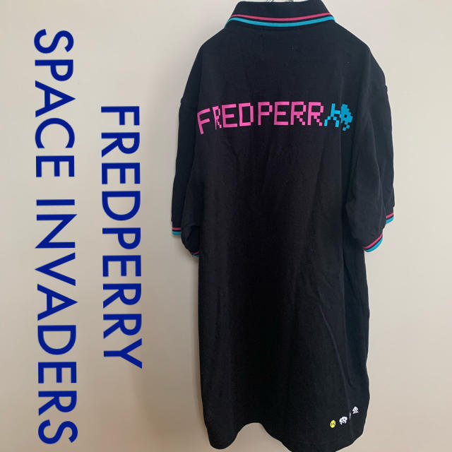 FRED PERRY フレッドペリー ×  SPACE INVADERポロシャツ