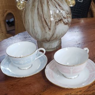 ノリタケ(Noritake)のノリタケレースウッド　ゴールドペアセット　未使用(食器)