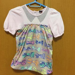 アナスイミニ(ANNA SUI mini)のアナスイミニ❤️夏カットソー　赤ちゃん子供服　95センチ(Tシャツ/カットソー)