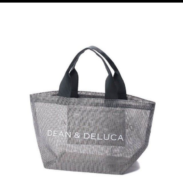 DEAN & DELUCA　メッシュトートバッグ　シルバー Ｓサイズ