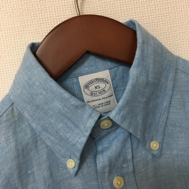 Brooks Brothers - 新品 ブルックスブラザーズ リネンシャツ 麻シャツ ボタンダウン トラッドの通販 by agunes's