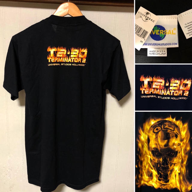 UNIVERSAL ENTERTAINMENT(ユニバーサルエンターテインメント)のUSA製 T2 ターミネーター ユニバーサルスタジオ ハリウッド Tシャツ メンズのトップス(Tシャツ/カットソー(半袖/袖なし))の商品写真