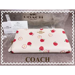 コーチ(COACH)のCOACH アップルプリント長財布(財布)