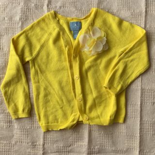 ベビーギャップ(babyGAP)のbaby Gap  黄色カーディガン サイズ90(カーディガン)