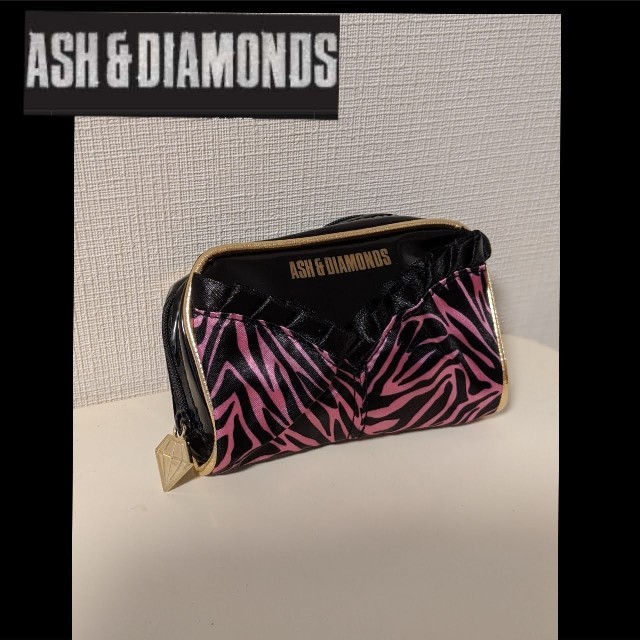 ASH&DIAMONDS(アッシュアンドダイアモンド)のアッシュ&ダイヤモンド　ポーチ レディースのファッション小物(ポーチ)の商品写真